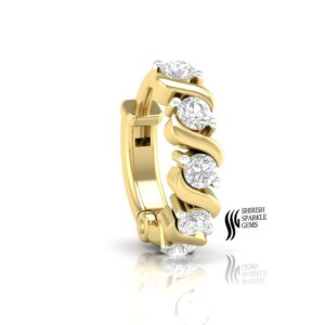 LAB   DIAMOND  NOSE RING