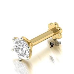 NATURAL   DIAMOND NOSE PIN
