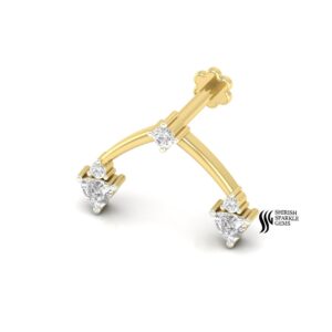 NATURAL   DIAMOND NOSE RING