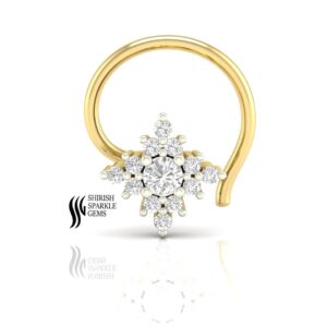 NATURAL   DIAMOND NOSE PIN