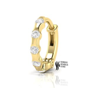 NATURAL   DIAMOND NOSE RING