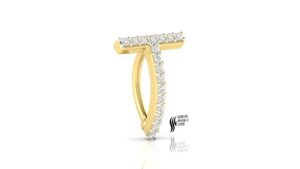 Natural Diamond piercing belly Button...