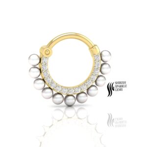 Diamond septum Nose Ring
