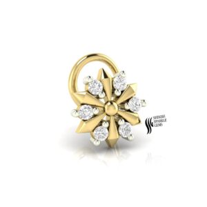 NATURAL DIAMOND NOSE PIN