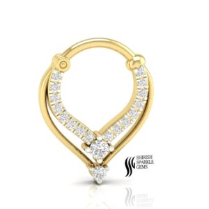 Natural Diamond septum Nose Ring