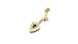 Natural Emerald Diamond bellybutton....