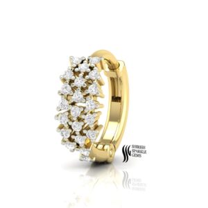 Natural Diamond Nose hoop Ring