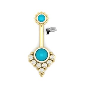 Natural Turquoise bellybutton....
