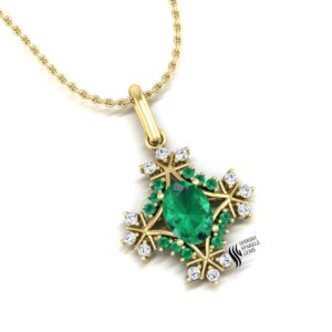 NATURAL EMERALD GENUINE EMERALD PENDENT