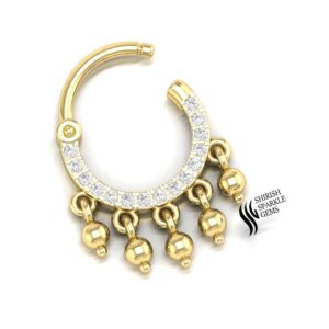Natural Diamond Septum Nose Ring