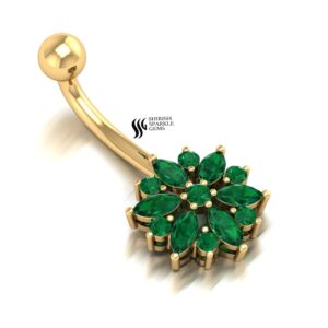 Natural Emerald bellybutton....