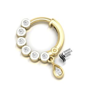 Natural Diamond  Nose Ring